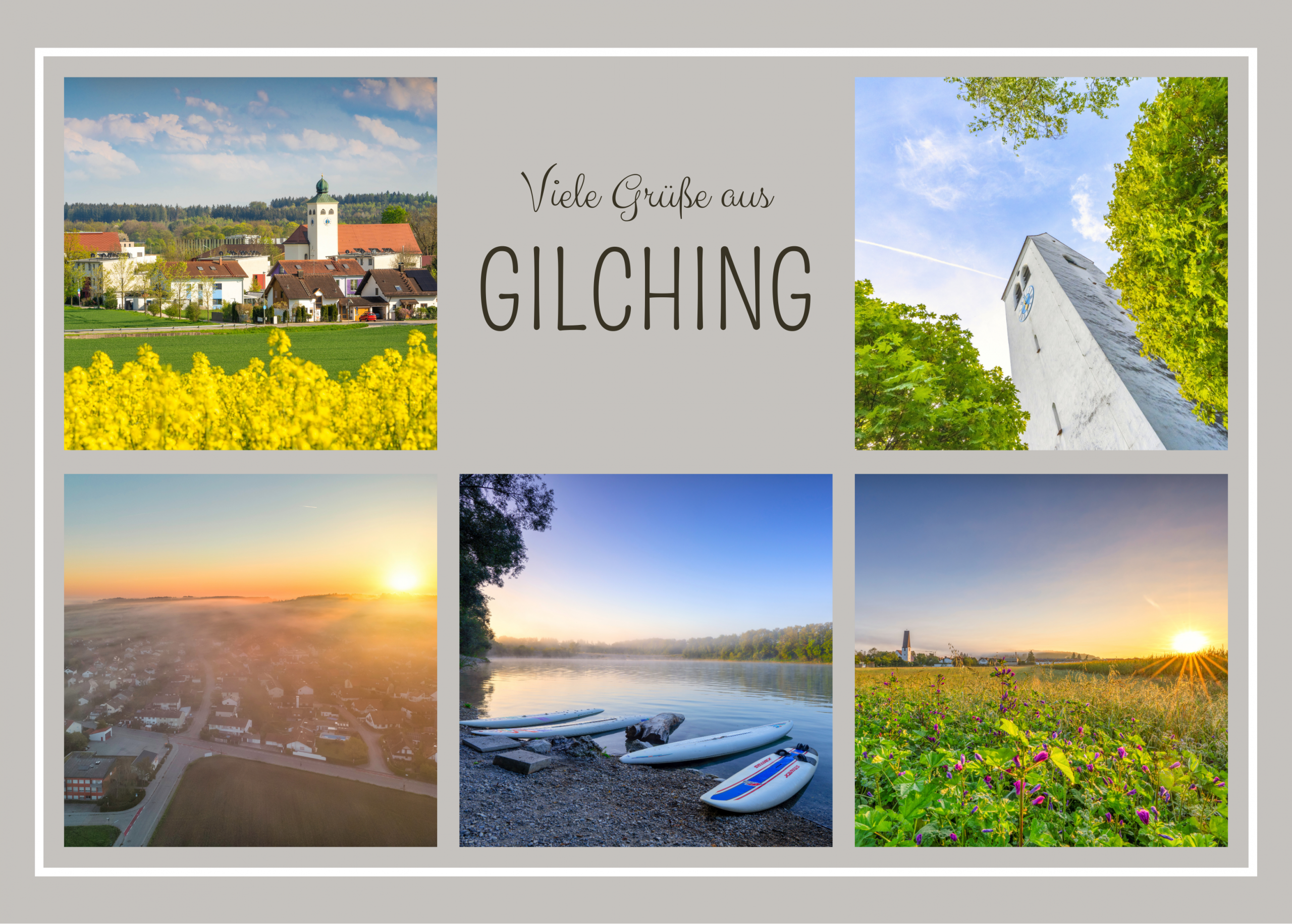 Postkarte Gilching